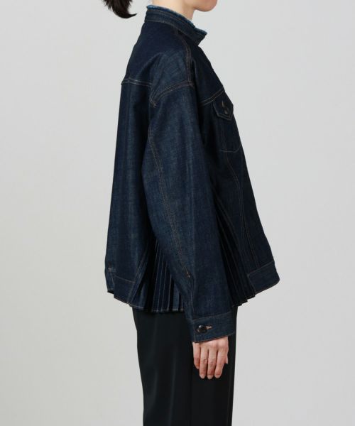 JAPAN DENIM(ジャパンデニム)】EZUMI _SIDE PLEATS DENIM JACKET