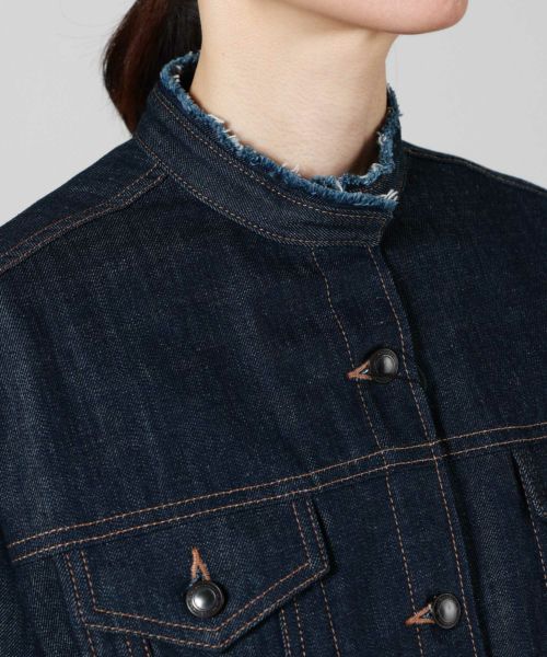 JAPAN DENIM(ジャパンデニム)】EZUMI _SIDE PLEATS DENIM JACKET