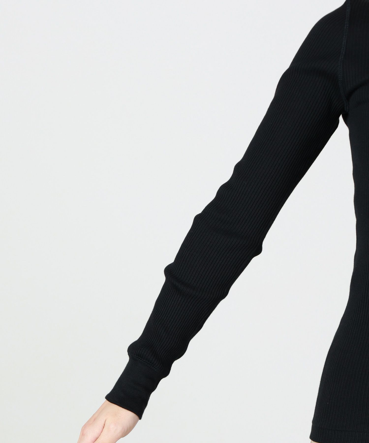 HYKE リブ編みニット サイズ1 オリーブ HYKE リブニット オリーブ HYKE  