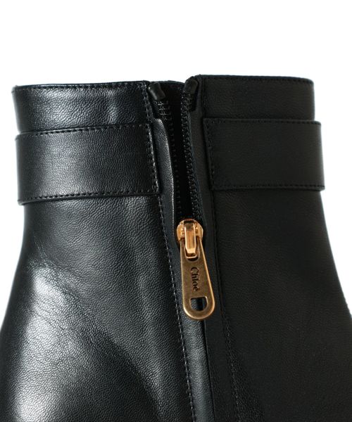 Chloe レザー クロス バックル アンクルブーツ 37サイズ 楽天市場】【アウトレット】クロエ Chloe アンクルブーツ ブラック