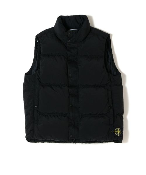 STONE ISLAND(ストーンアイランド)】NYLON METAL IN ECONYL REGENERATED KYLON WITH DOWN-TC  SLEEVELESS REALDOWN JACKET ダウンベスト｜PARIGOT ONLINE（パリゴオンライン）