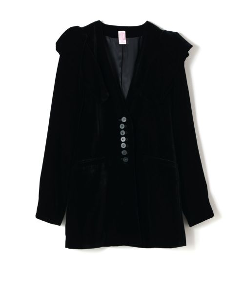 FETICO(フェティコ)】*VELVET FRILL SHOULDER JACKET｜PARIGOT ONLINE（パリゴオンライン）