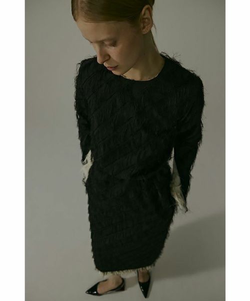 CINOH JACKET DRESS ワンピース 23SOP501 CINOH EX.no sleeve long one-piece