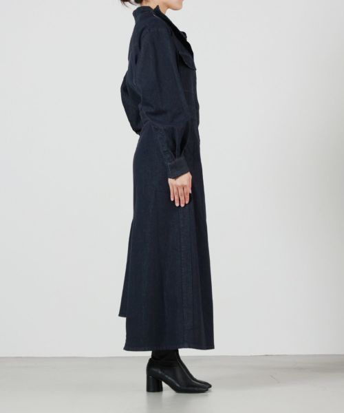PHOTOCOPIEU(フォトコピュー)】 DENIM SHIRTS DRESS｜PARIGOT