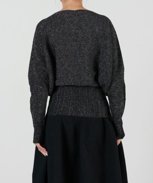 【CFCL(シーエフシーエル)】 POTTERY GLITTER LONG BELL SLEEVE ROUND TOP｜PARIGOT  ONLINE（パリゴオンライン）