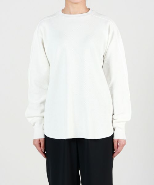 新品HYKE ハイク サーマルTHERMAL SHIRT REGULAR FIT 8652ff6ef3bfd842b360b398f6f722