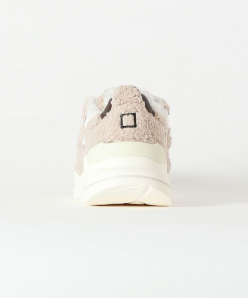 レア✨人気 D.A.T.E. /デイト　FUGA/TEDDY　ダットスニーカー D.A.T.E.(デイト)】 FUGA TEDDY BEIGE(36～39)｜PARIGOT ONLINE
