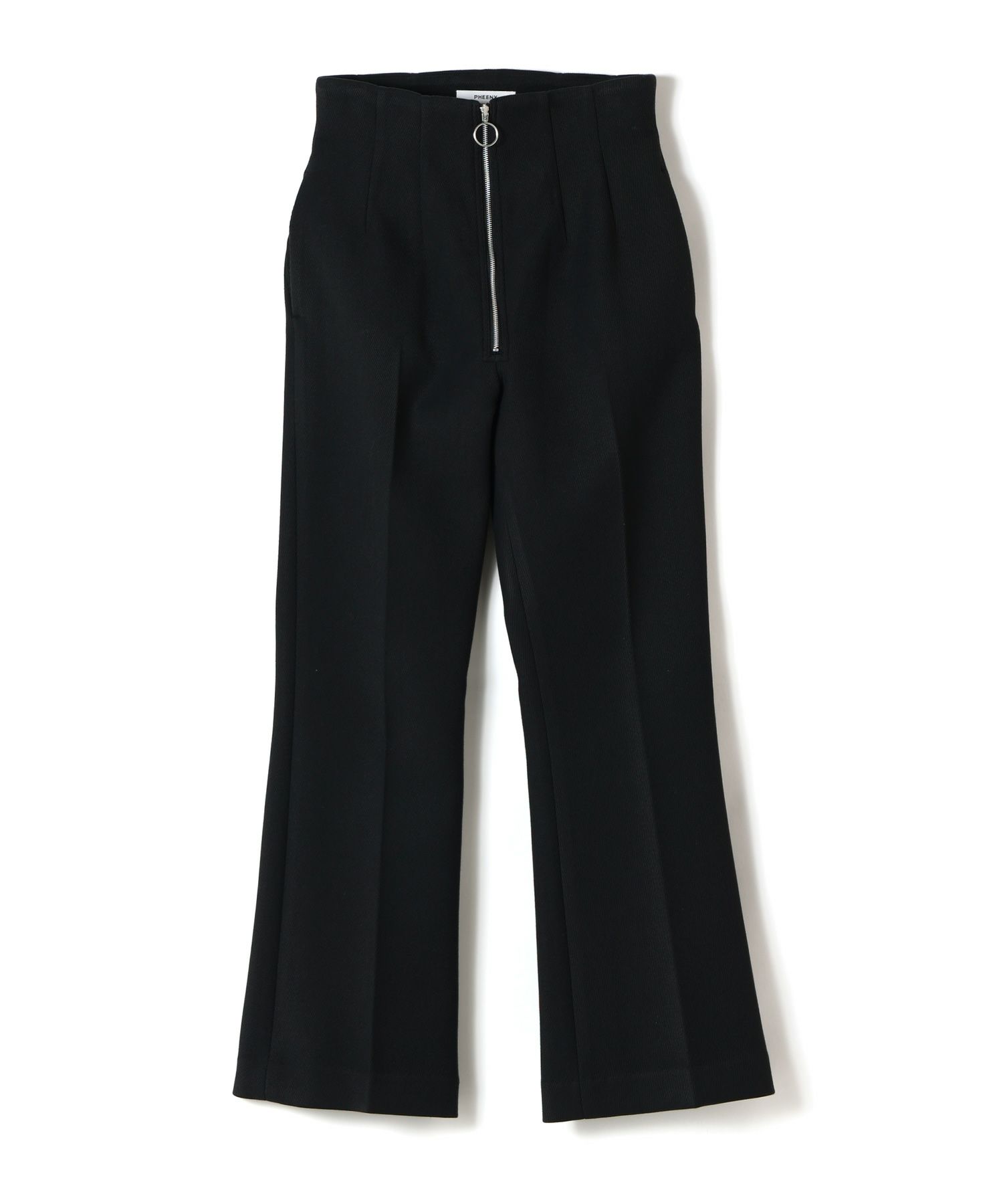 PHEENY(フィーニー)】 Kersey high waist semi flared slacks｜PARIGOT  