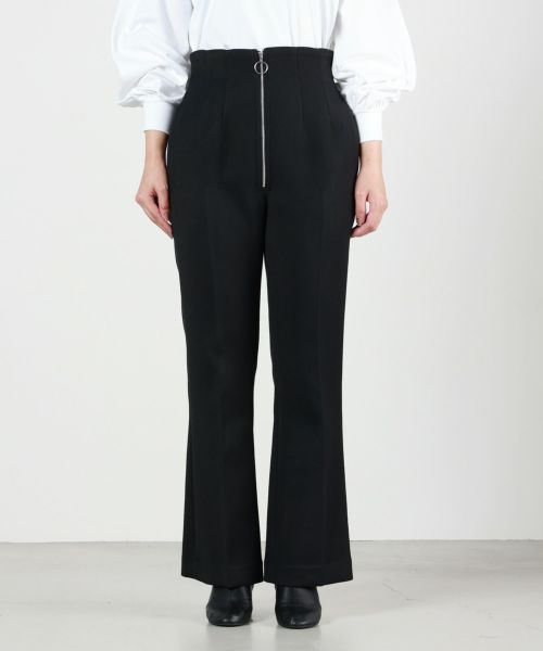 PHEENY(フィーニー)】 Kersey high waist semi flared slacks｜PARIGOT ONLINE（パリゴオンライン）