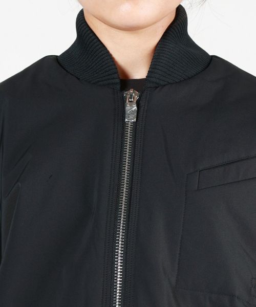 GANNI(ガニー)】Light Twill Oversized Short Bomber Jacket