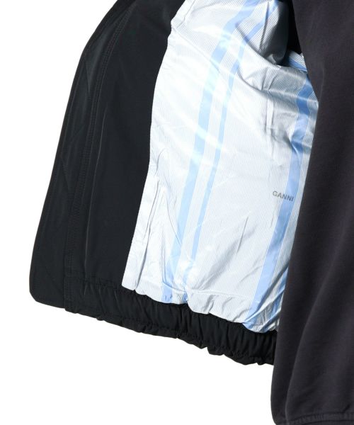 GANNI(ガニー)】Light Twill Oversized Short Bomber Jacket GANNI(ガニー)】Light Twill Oversized Short Bomber Jacket