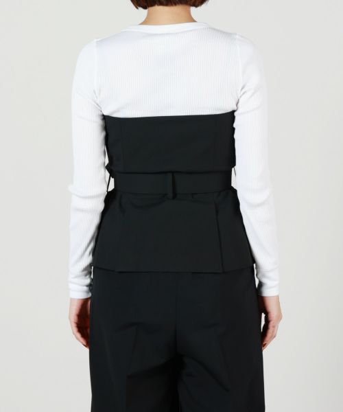 【超お買い得！】 HYKE(ハイク)】 P/R STRECH CORSET BELT｜PARIGOT ONLINE トップス