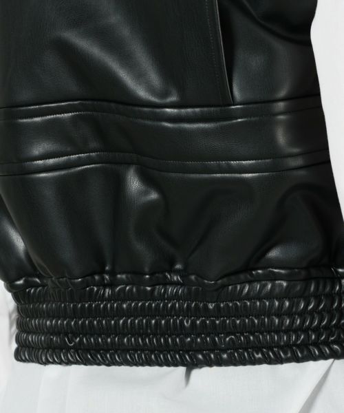 HYKE(ハイク)】ECO-LEATHER VEST｜PARIGOT ONLINE（パリゴオンライン）