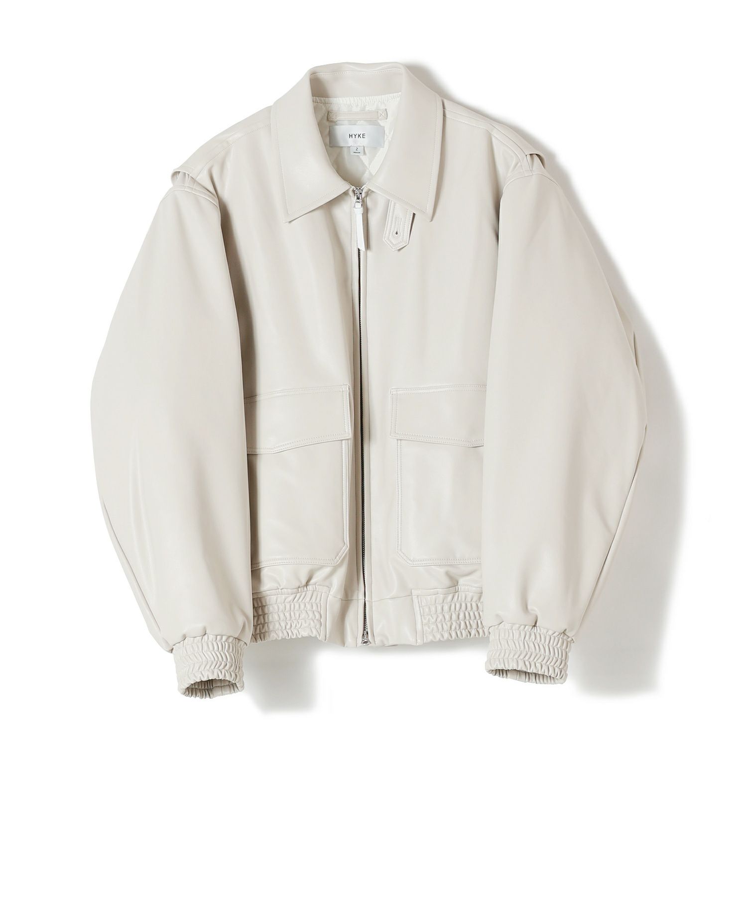 HYKE(ハイク)】ECO-LEATHER JACKET｜PARIGOT ONLINE（パリゴオンライン） 