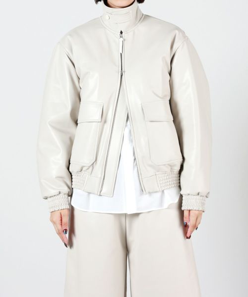HYKE(ハイク)】ECO-LEATHER JACKET|PARIGOT ONLINE(パリゴ HYKE(ハイク)】ECO-LEATHER JACKET|PARIGOT ONLINE(パリゴ