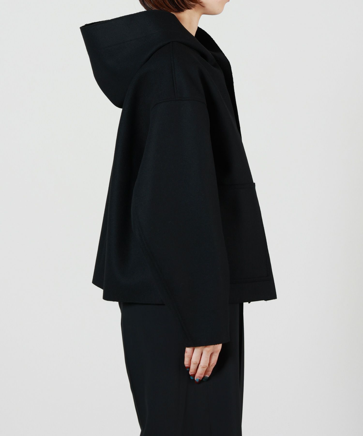 HYKE(ハイク)】MELTON HOODED WORK JACKET｜PARIGOT ONLINE（パリゴ 