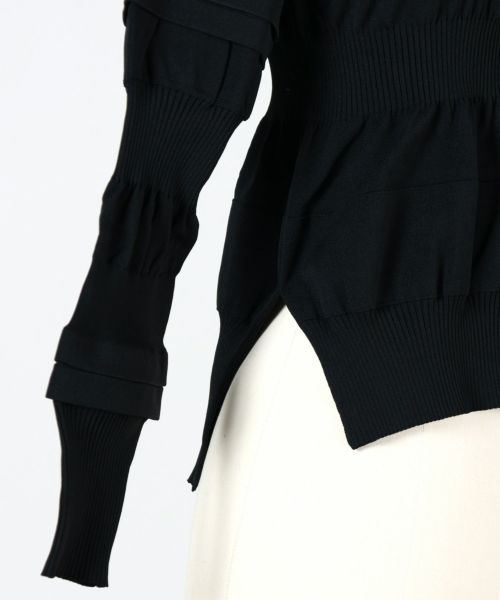 値下げ中ENFOLD BUMPY PULLOVER 黒 ENFOLD(エンフォルド)】 BUMPY PULLOVER｜PARIGOT ONLINE