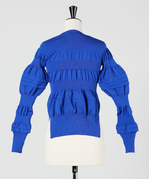 ナナコ　美品　ENFOLD　ニットコンビネーションシャツ　エンフォルド ENFOLD(エンフォルド)】 KNIT COMBINATION SHIRT アンバランスな