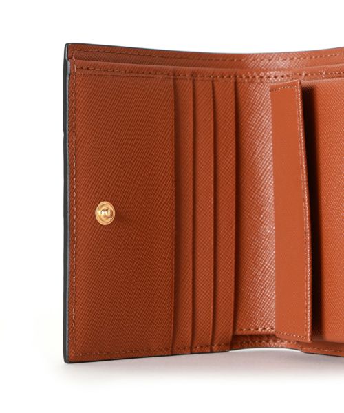 MARNI(マルニ)】 サフィアーノカーフスキンバイフォールドウォレット