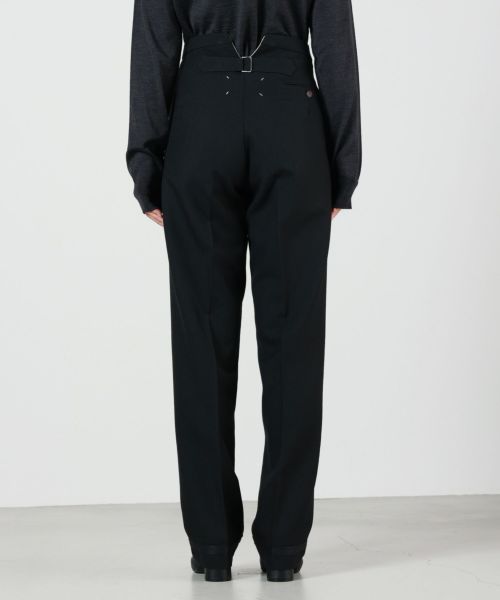 直営店★Maison Margiela★ヘリンボーンウールプリーツパンツ 直営店☆Maison Margiela☆ヘリンボーンウールプリーツパンツ