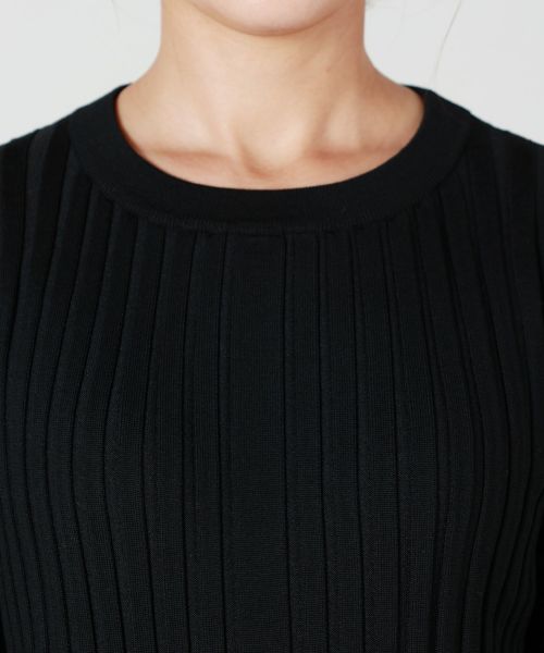 HYKE(ハイク)】 WIDE RIBBED SWEATER｜PARIGOT ONLINE（パリゴ