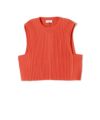 HYKE ショート丈ベスト HYKE(ハイク)】 FAUX SHEARLING CROPPED VEST｜PARIGOT ONLINE