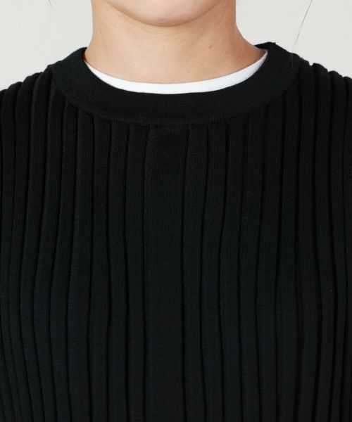 HYKE(ハイク)】 WIDE RIBBED CROPPED VEST｜PARIGOT ONLINE