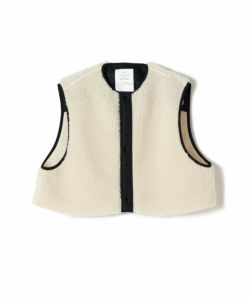 HYKE FAUX SHERING VEST ハイク　ボアベスト　新品 HYKE(ハイク)】 FAUX SHEARLING VEST｜PARIGOT ONLINE（パリゴ