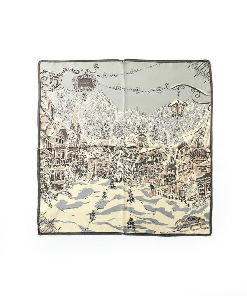 Manipuri シルク100% 海と風景のスカーフ manipuri Official Site / マニプリ オフィシャルサイト