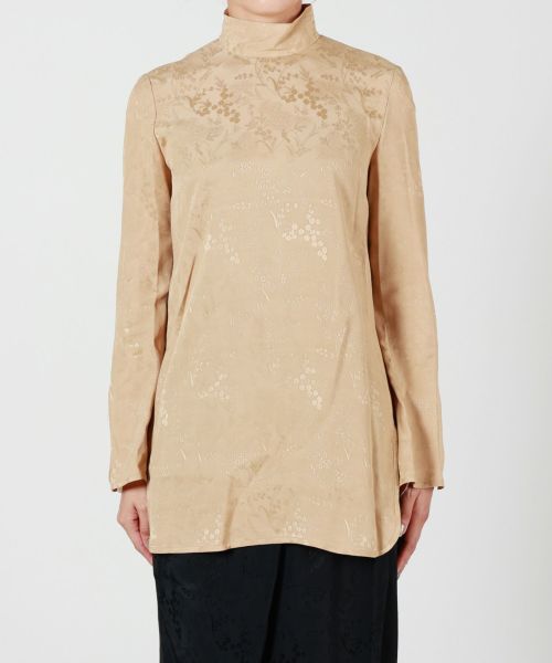 Mame Kurogouchi(マメ クロゴウチ)】 Floral Jacquard High Neck Mame Kurogouchi(マメ クロゴウチ)】 Floral Jacquard High Neck