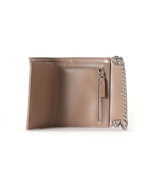 ★Stella McCartney★ ベージュ スモール フラップウォレット 種類豊富な品揃え STELLA McCARTNEY（ステラマッカートニー）の
