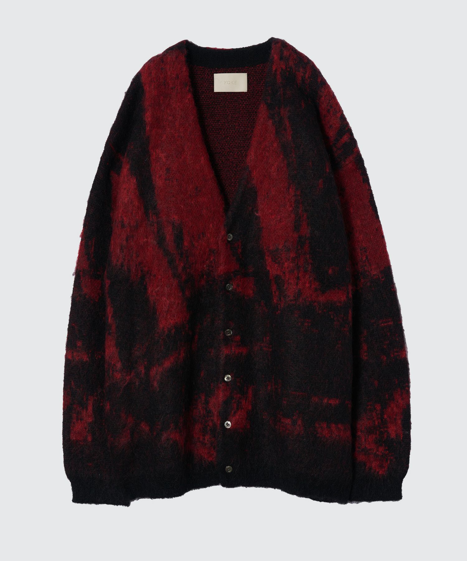 YOKE(ヨーク)】 KID MOHAIR JACQUARD CARDIGAN｜PARIGOT ONLINE 