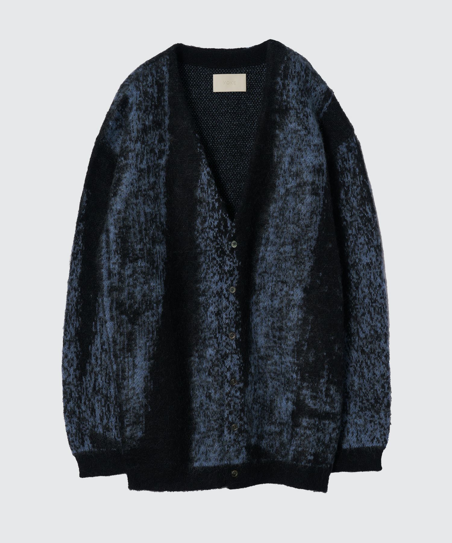 YOKE(ヨーク)】 KID MOHAIR JACQUARD CARDIGAN｜PARIGOT ONLINE 