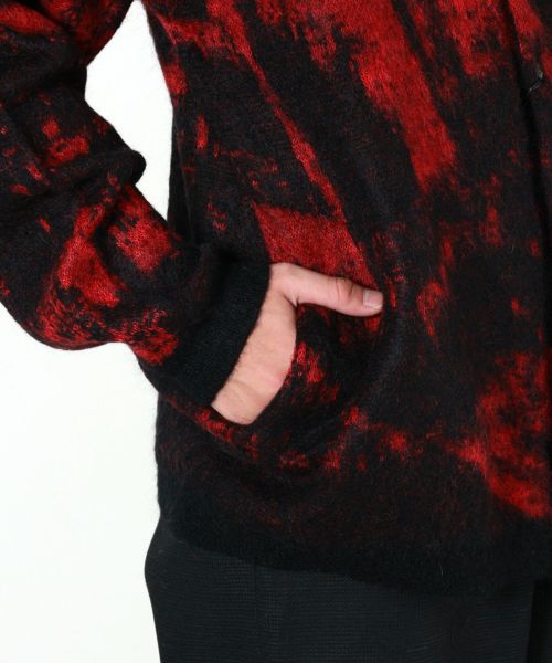 YOKE(ヨーク)】 KID MOHAIR JACQUARD CARDIGAN｜PARIGOT ONLINE