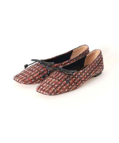 TWEED CORAL BLACK