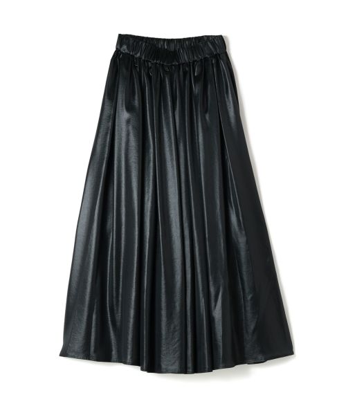 08sircus(08サーカス)】 Glossy satin wide gather skirt｜PARIGOT ONLINE（パリゴオンライン）