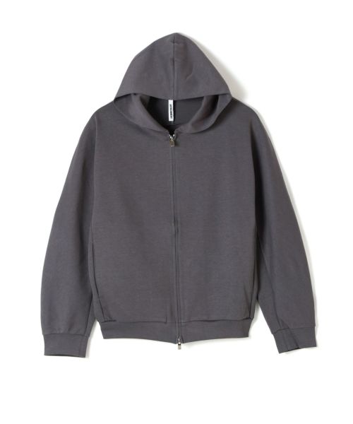 ATTACHMENT(アタッチメント)】 CO/PE DOUBLE KNIT ZIP UP HOODIE｜PARIGOT  ONLINE（パリゴオンライン）