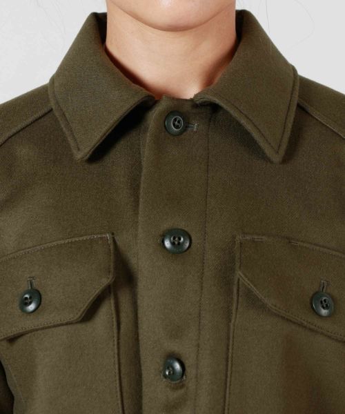 HYKE(ハイク)】WOOL SHIRT JACKET｜PARIGOT ONLINE（パリゴ