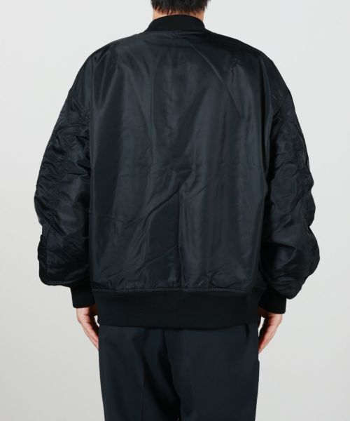 『TEN MA1 DENIM JKT M BLACK』 TEN MA1 DENIM JKT M BLACK』 SAINT Mxxxxxx 2024-25AW Winter MA-1