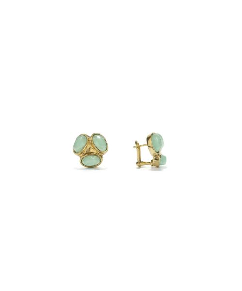 公式通販 グーセンスパリ Bosphore Stud Earrings OT Green GOOH24EA07YG02 正規品 GOOSSENS Paris レディース イヤリング アクセサリー