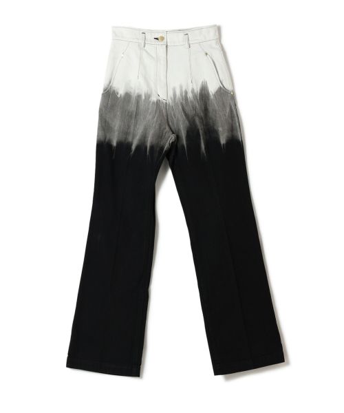 Mame Kurogouchi(マメ クロゴウチ)】 Gradient Dye Flare Jeans