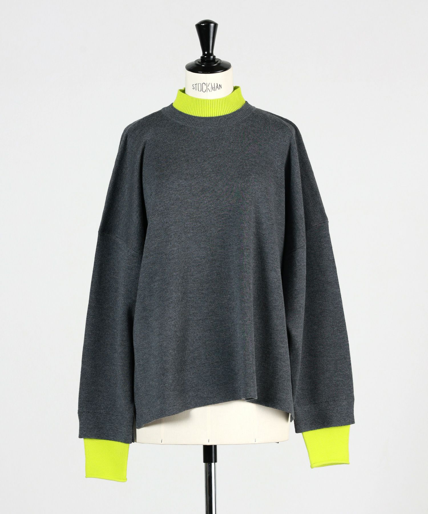ENFOLD(エンフォルド)】 LAYERED NECK BOX PULLOVER｜PARIGOT ONLINE 