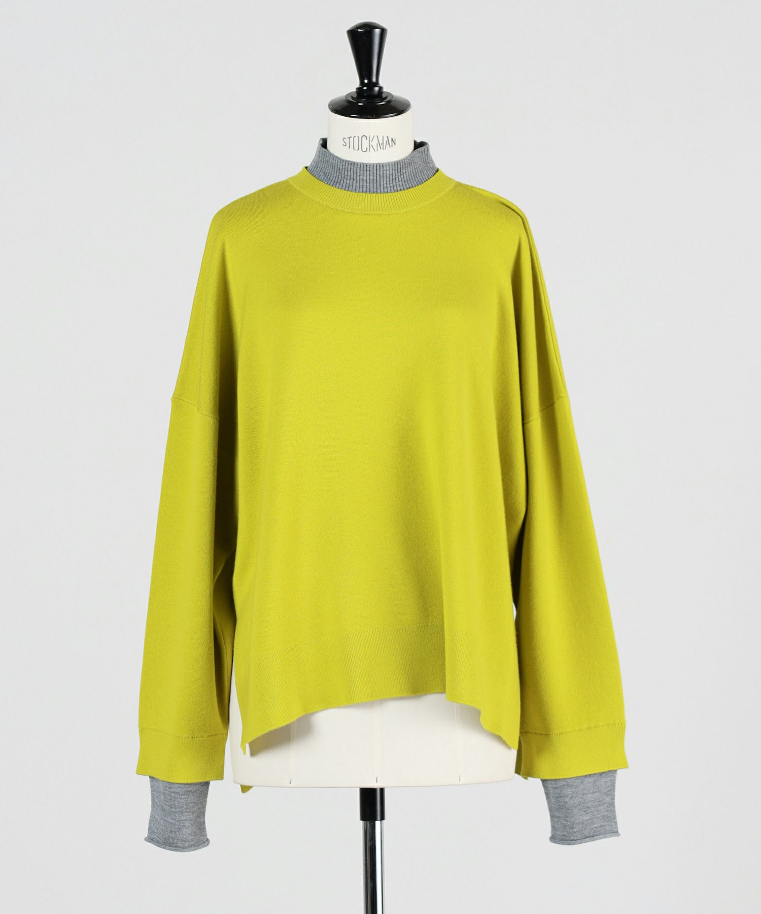 ENFOLD(エンフォルド)】 LAYERED NECK BOX PULLOVER｜PARIGOT ONLINE 