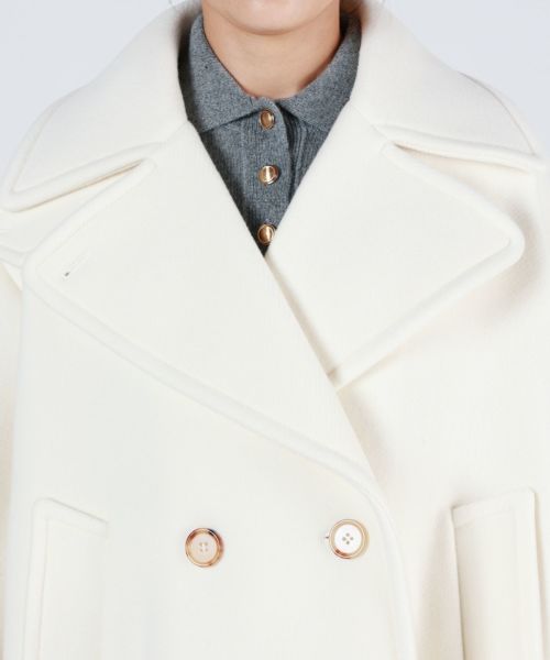 Chloe(クロエ)】 ウール製オーバーサイズ ショートコート｜PARIGOT 