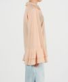 Chloé クロエ　シルクジョーゼット製フルイドブラウス サンドブラウン Chloe(クロエ)】 シルクジョーゼット製フルイドブラウス