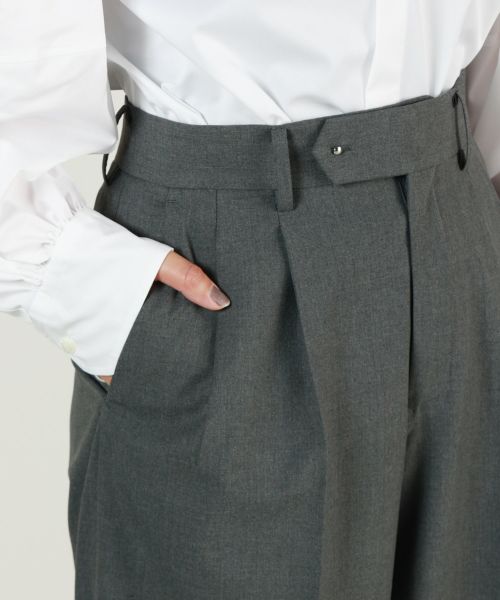 HYKE(ハイク)】 PR STRETCH WIDE LEG PT｜PARIGOT ONLINE