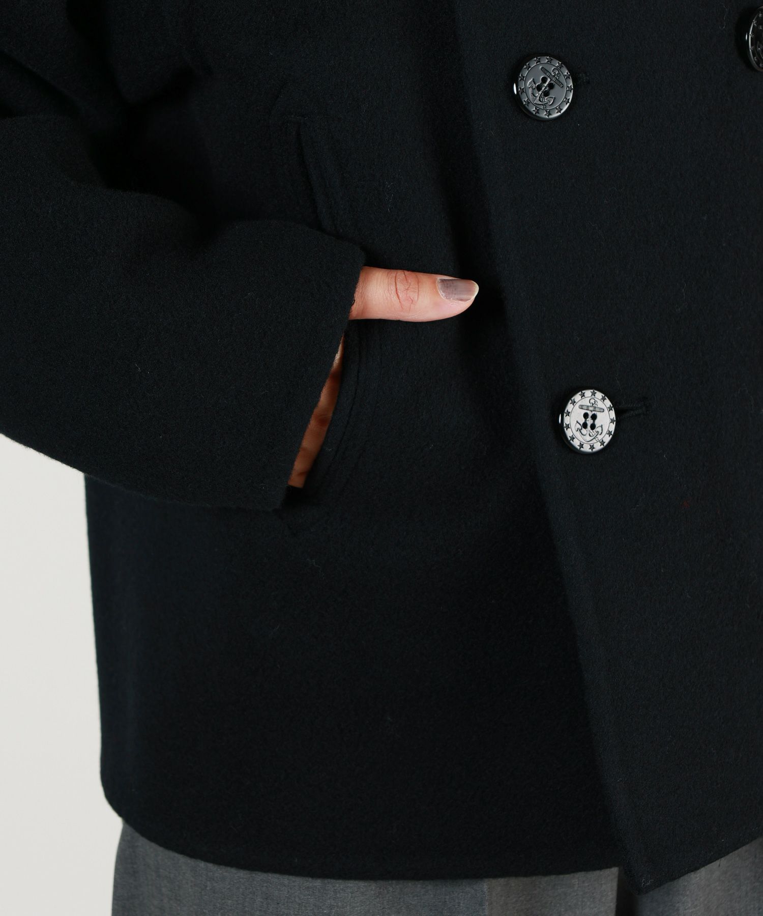 HYKE(ハイク)】 DOUBLE FACE PEA COAT｜PARIGOT ONLINE（パリゴ