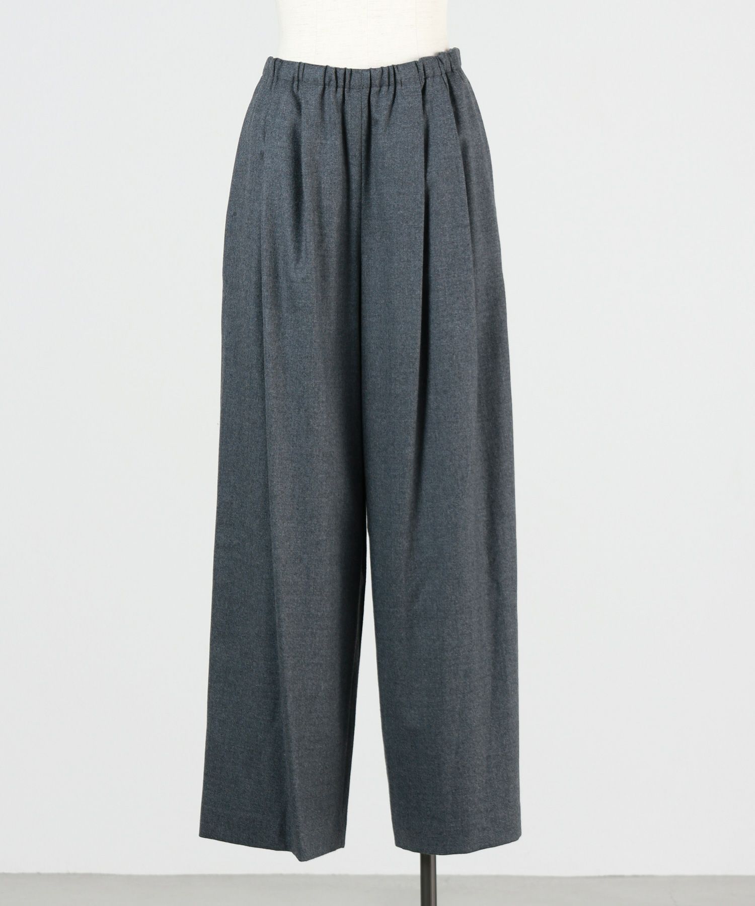 中古】エンフォルド 明 ENFOLD 24SS STRIPE RELAX EGG WIDE PANTS  