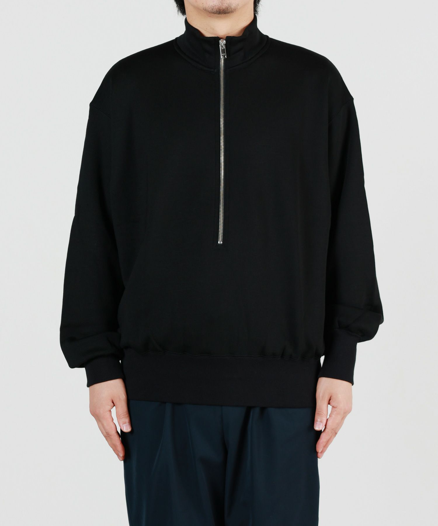 YOKE(ヨーク)】 3/4 ZIP PULLOVER SWEAT SHIRT｜PARIGOT ONLINE 