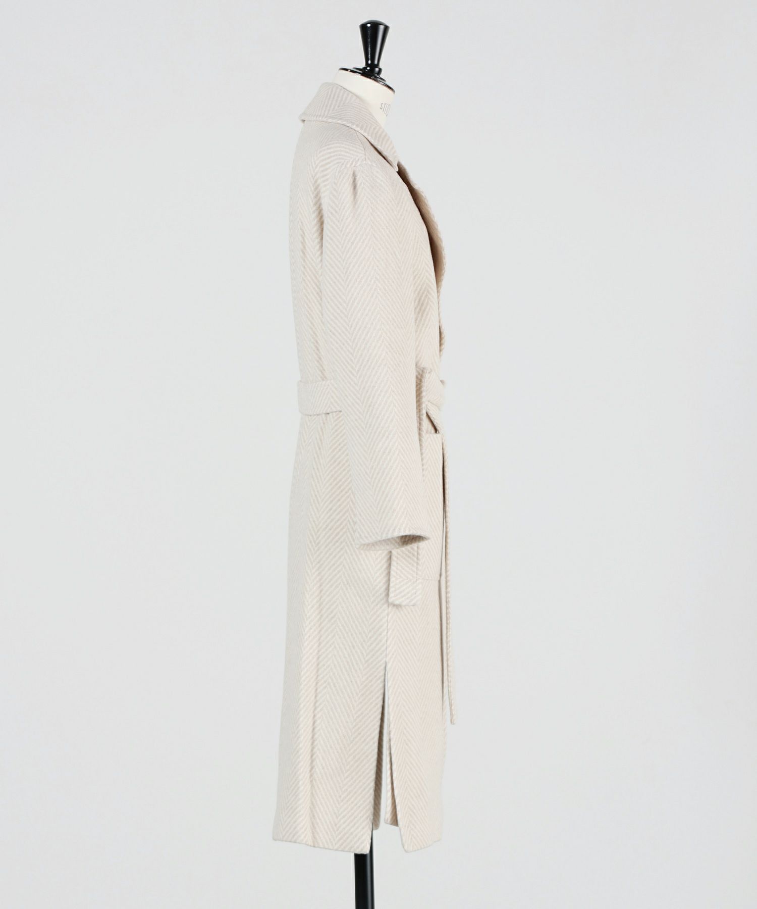 LENOCI(レノーチ)】 ウールヘリンボーンロングコート｜PARIGOT ONLINE  